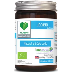 BeOrganic Jod BIO 100 tabletek