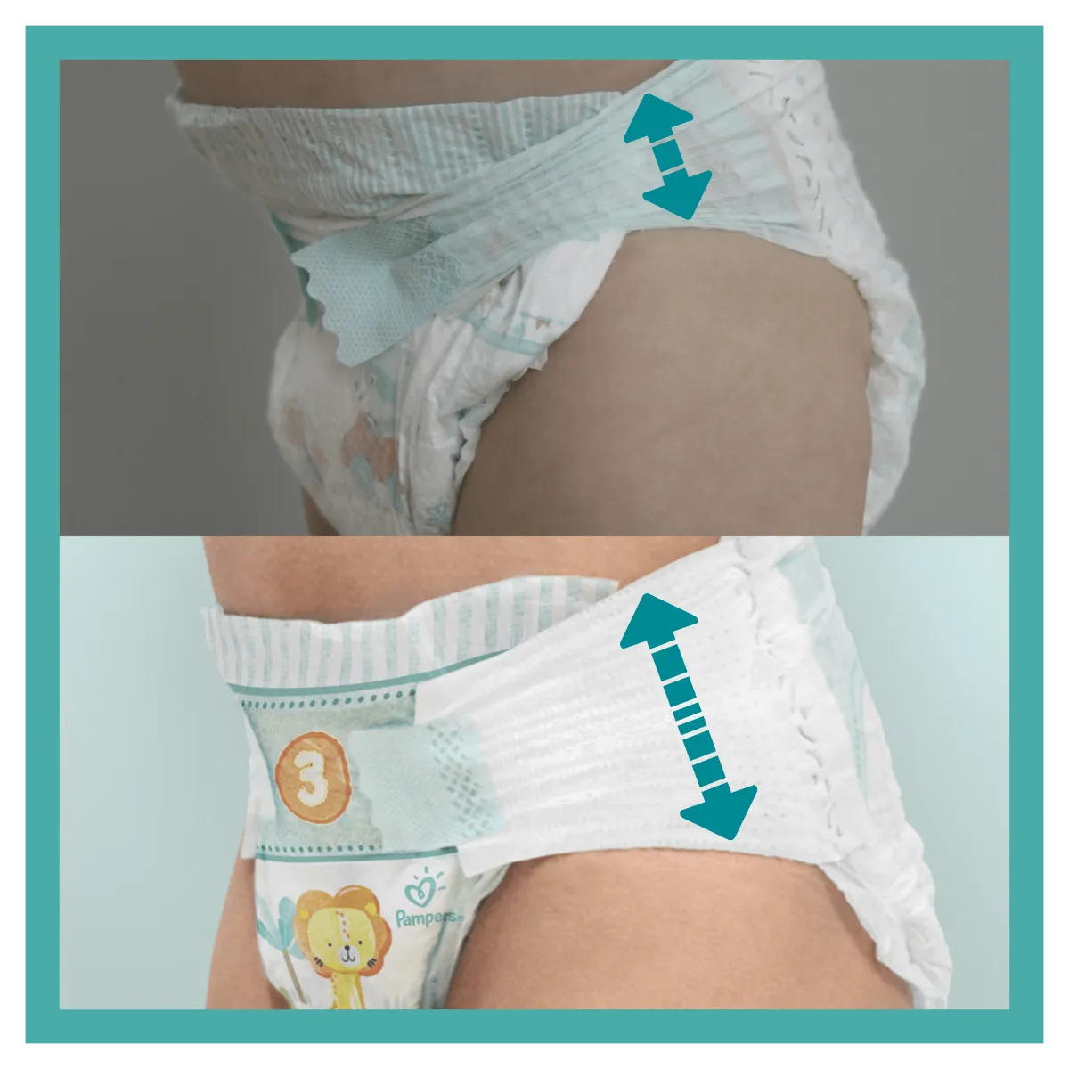 Pampers Active Baby, pieluchy, rozmiar 4, 9-14 kg, 49 sztuk 