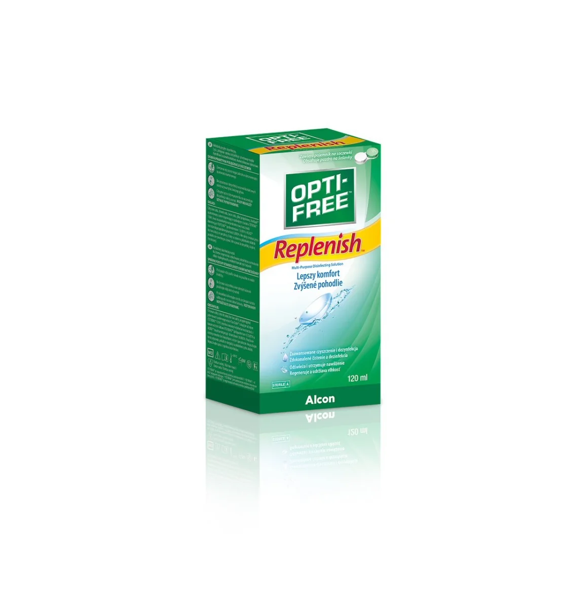 Opti-Free Replenish płyn dezynfekcyjny do soczewek, 120 ml