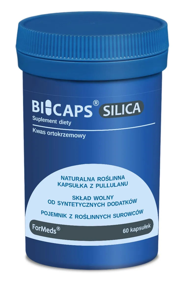 ForMeds Biscaps Silica, suplement diety, 60 kapsułek. Data ważności 2022-05-01