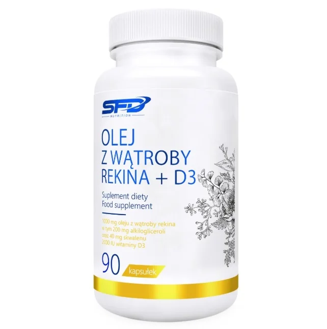 SFD Olej z wątroby rekina + D3 90 kapsułek