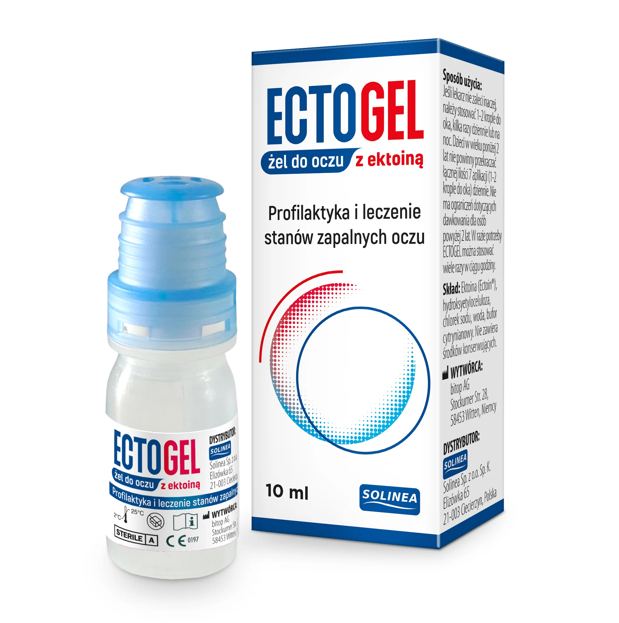 Ectogel żel do oczu, 10 ml