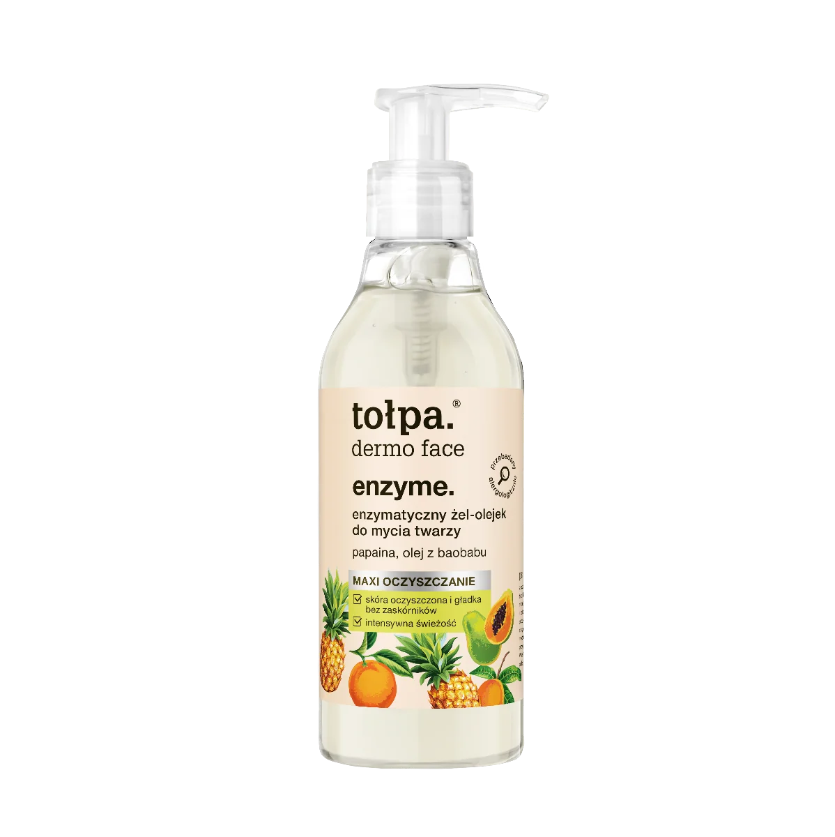 Tołpa Dermo Face Enzyme żel-olejek do mycia twarzy, 195 ml