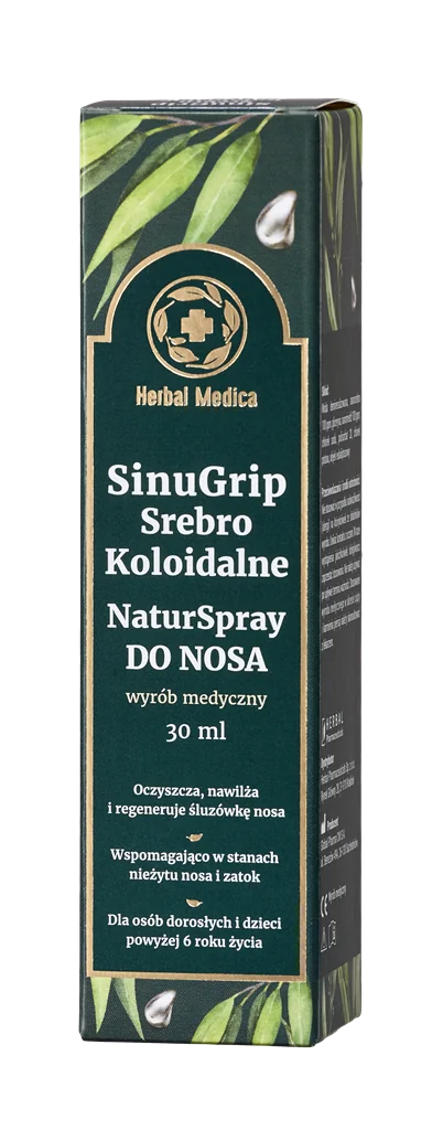 Sinugrip Srebro Koloidalne do nosa 30 ml
