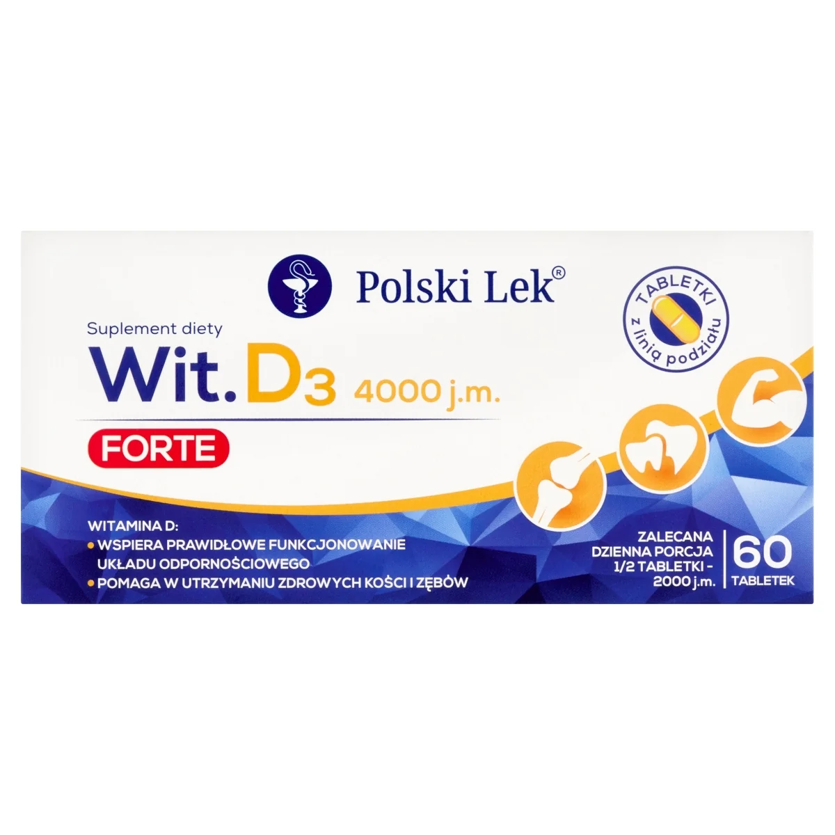 Sundovit D3 Plus suplement diety, 60 tabletek
