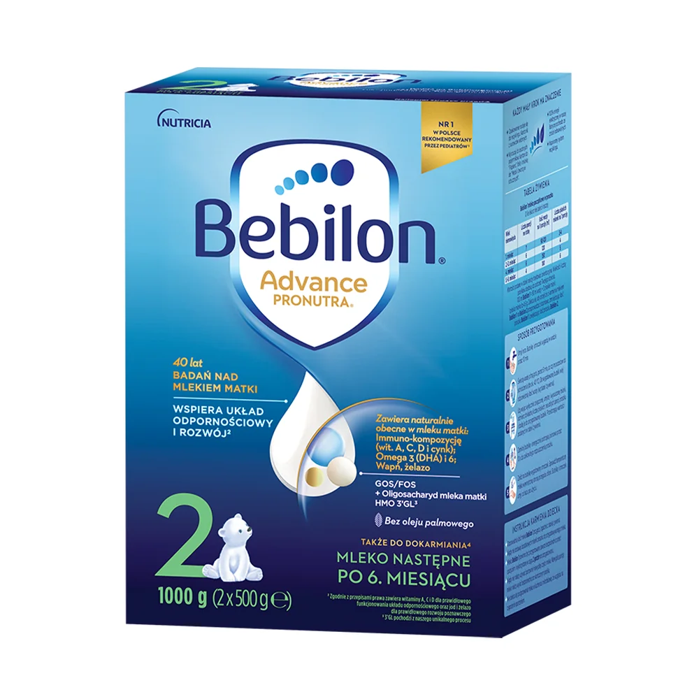 Bebilon 2 Advance Pronutra mleko następne po 6. miesiącu, 1000 g