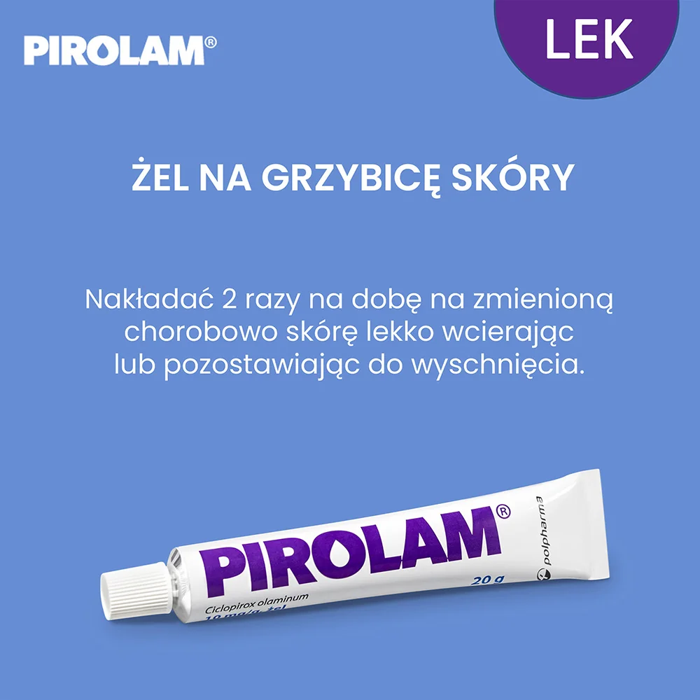 Pirolam 10 mg/g, żel, 20 g