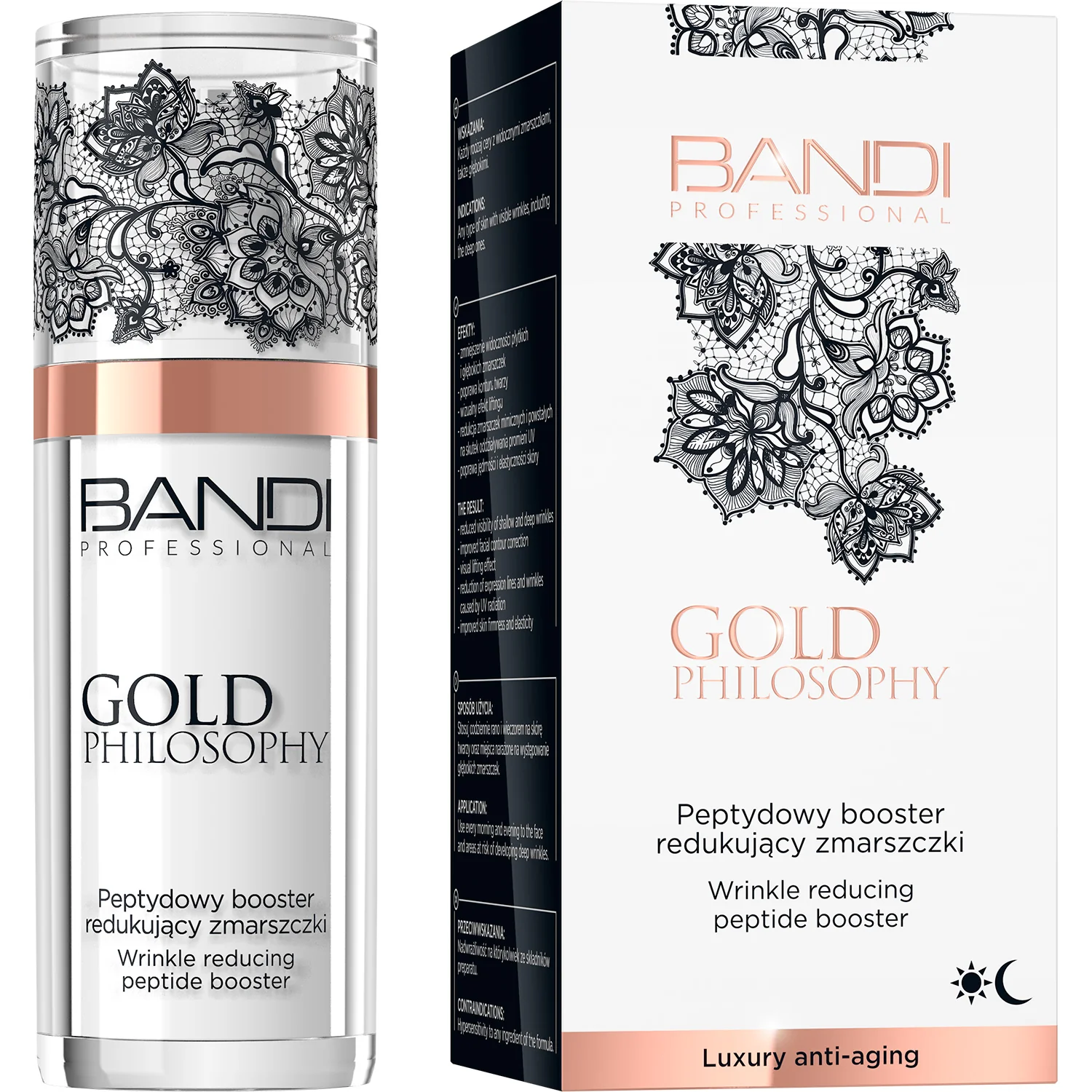 Bandi Gold Philosophy peptydowy booster redukujący zmarszczki, 30 ml