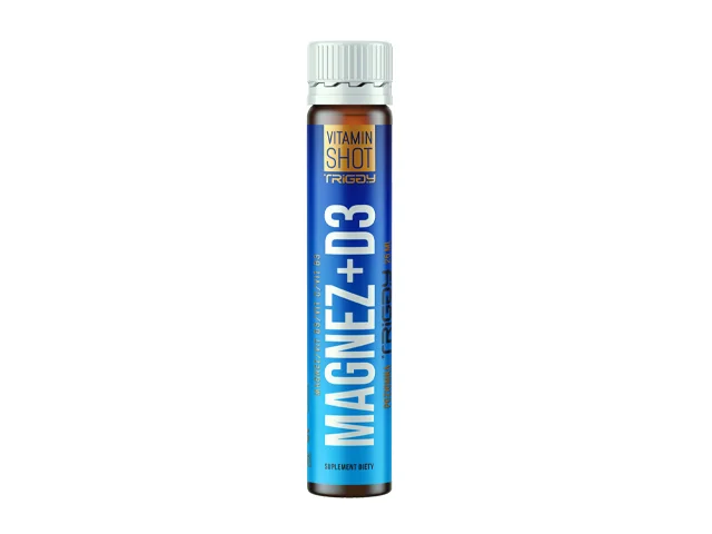 TRIGGY Vitamin Shot Magnez + D3 smak poziomka; 25 ml