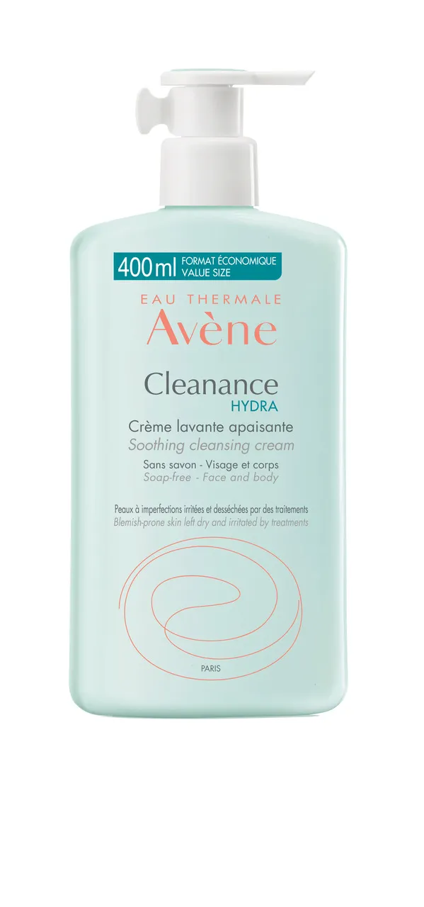 Avene Cleanance Hydra, krem oczyszczający i łagodzący, 400 ml