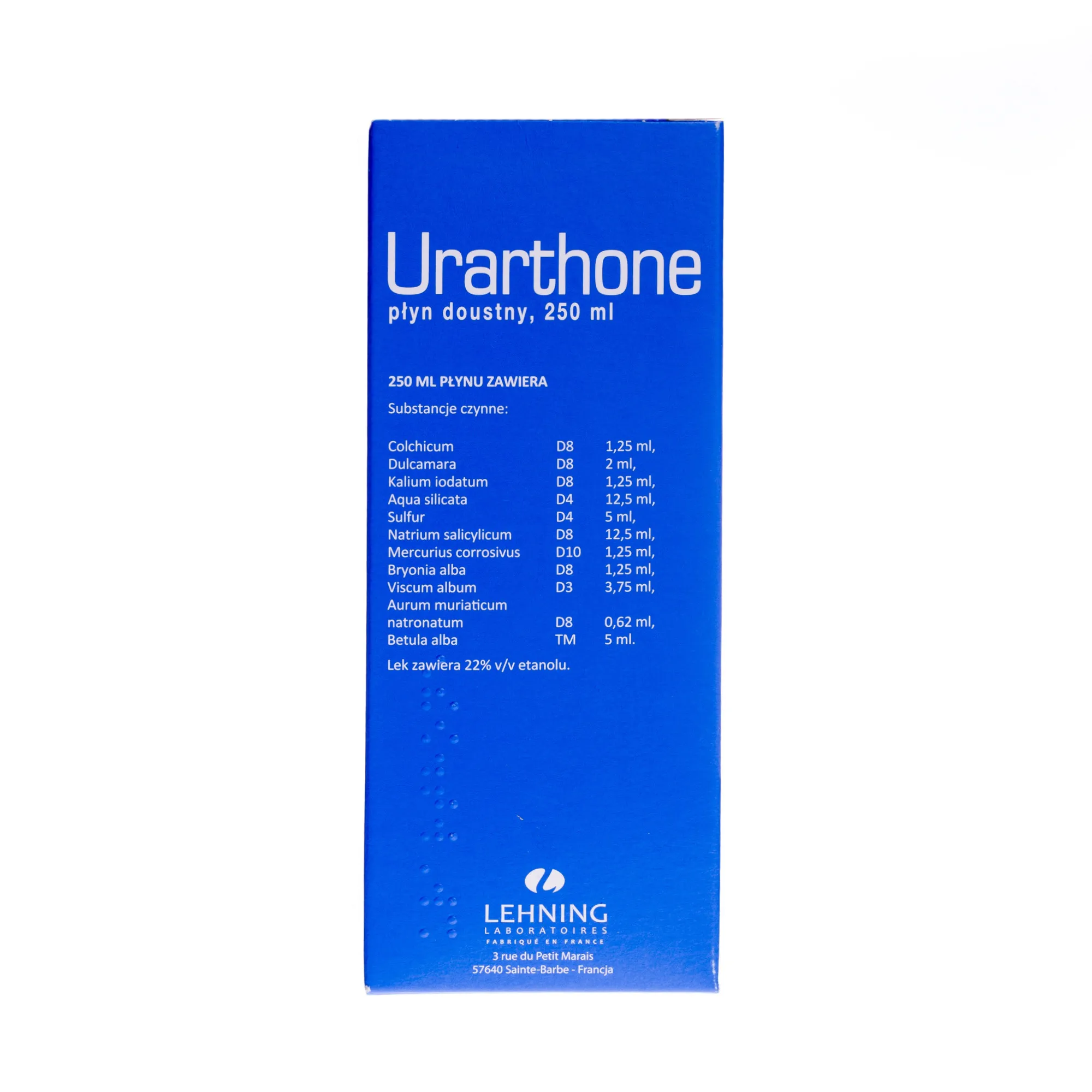 Lehning Urarthone, płyn doustny, 250 ml 