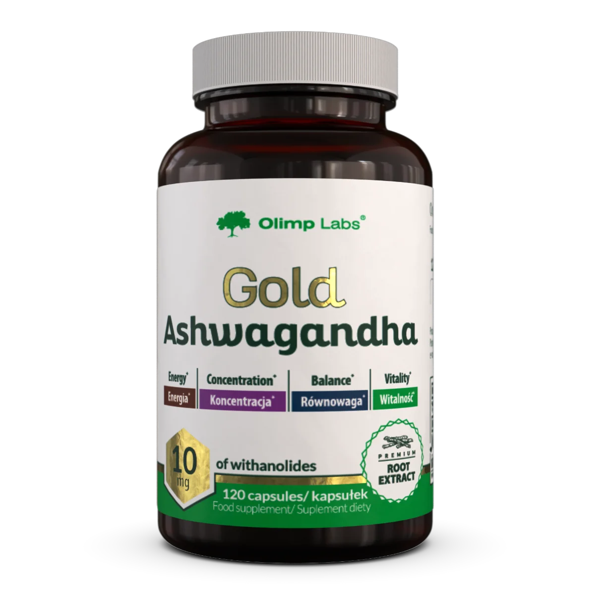 Olimp Gold Ashwagandha 120 kapsułek