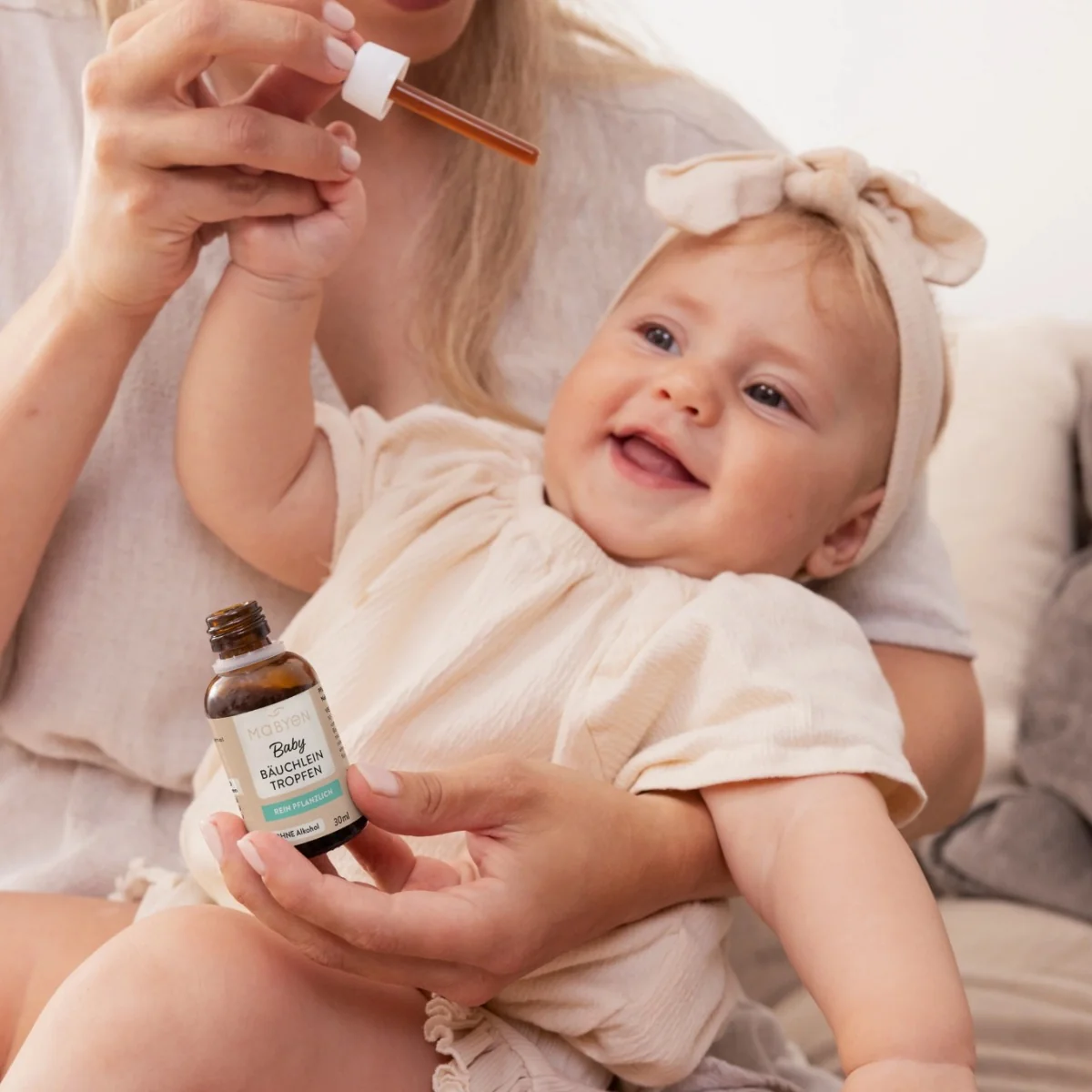 MABYEN Baby ziołowe krople na brzuszek dla niemowląt, 30 ml