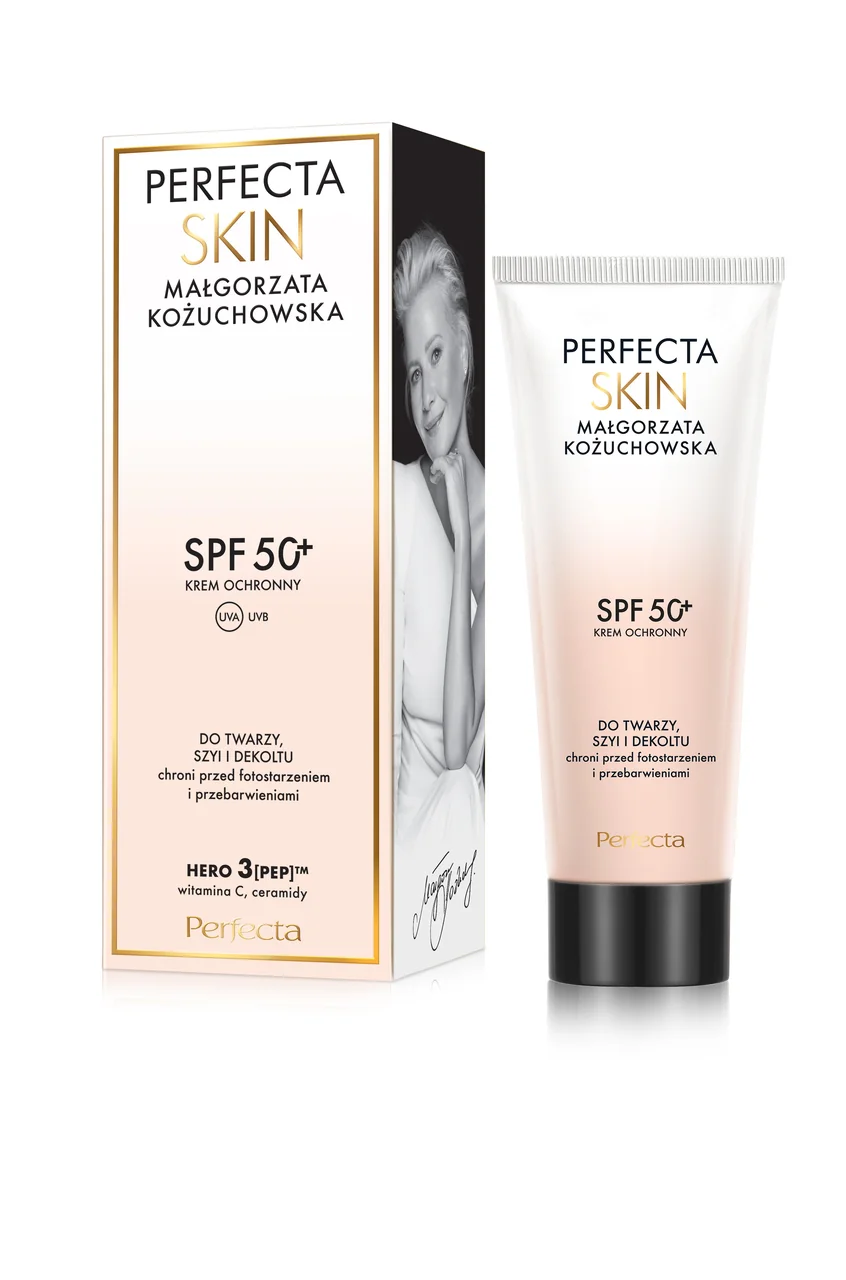Perfecta Skin Małgorzata Kożuchowska krem ochronny SPF 50+, 40 ml