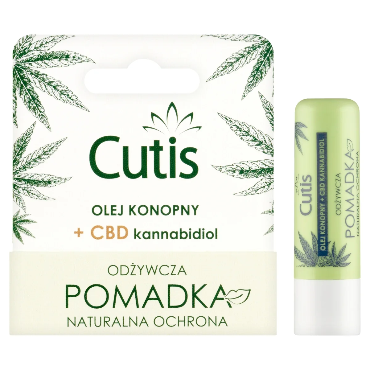 Cutis odżywcza pomadka + CBD, 5 g