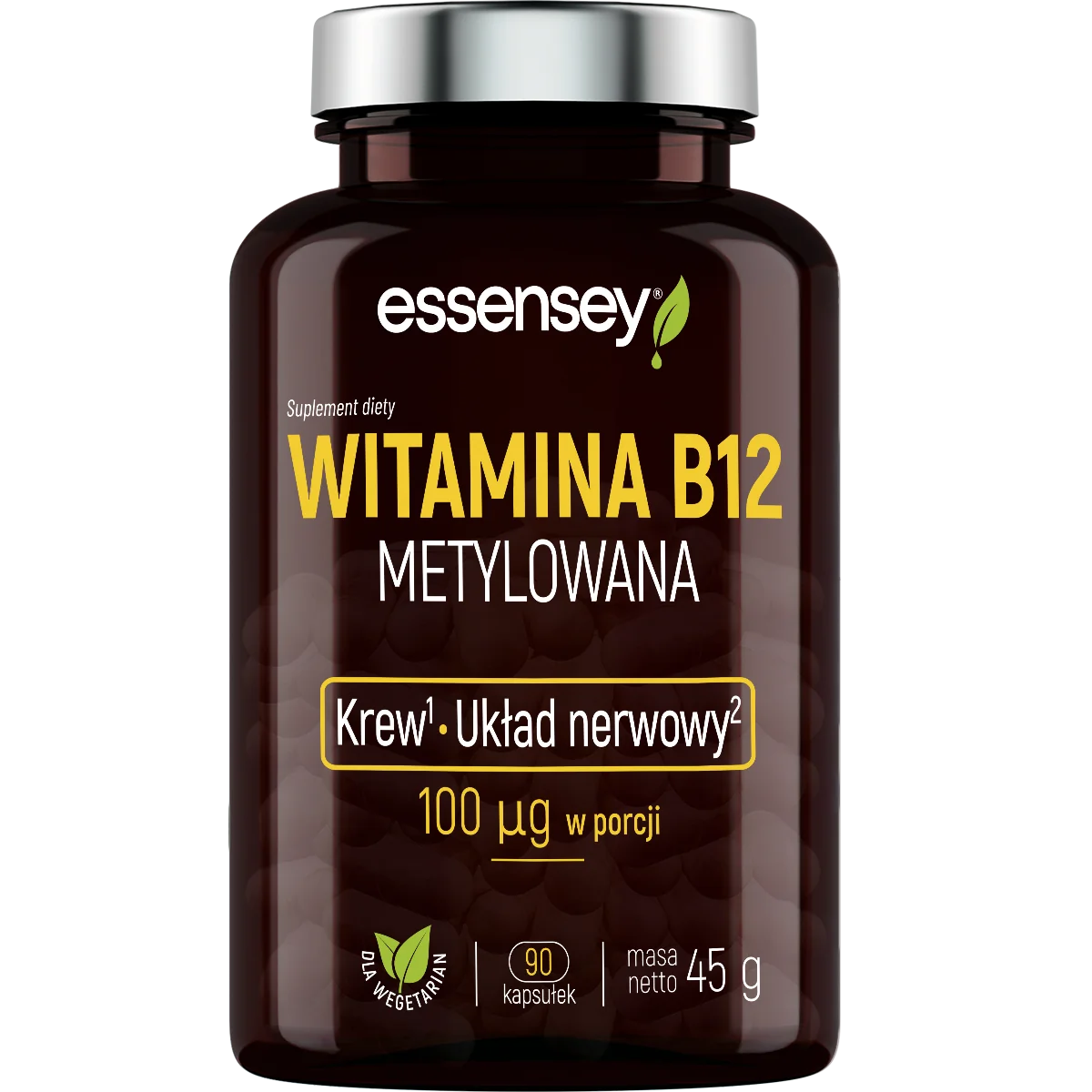 Essensey Witamina B12 Metylowana 90 kapsułek