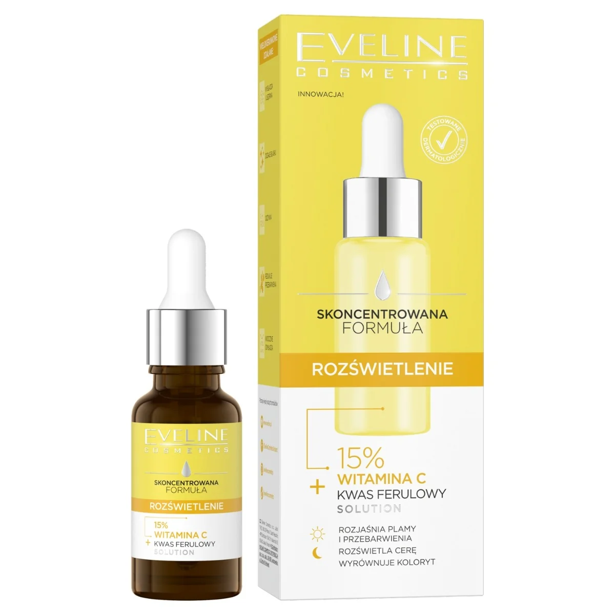 Eveline Cosmetics ROZŚWIETLENIE skoncentrowana formuła serum do twarzy, 18 ml