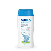 Bebelo Care Dr.Max Baby Wash 3 in1, delikatny szampon, żel do mycia i do kąpieli, 200ml