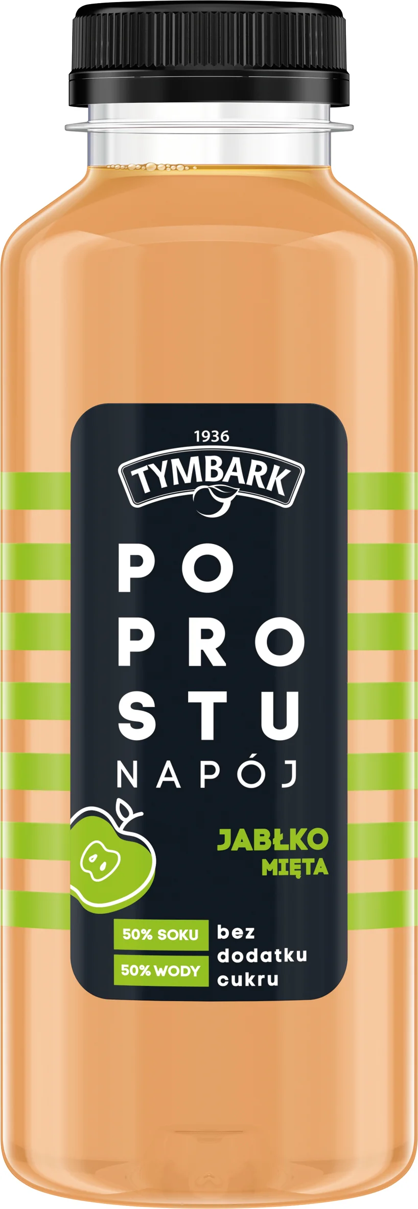 Tymbark Po Prostu napój jabłko-mięta, 400 ml