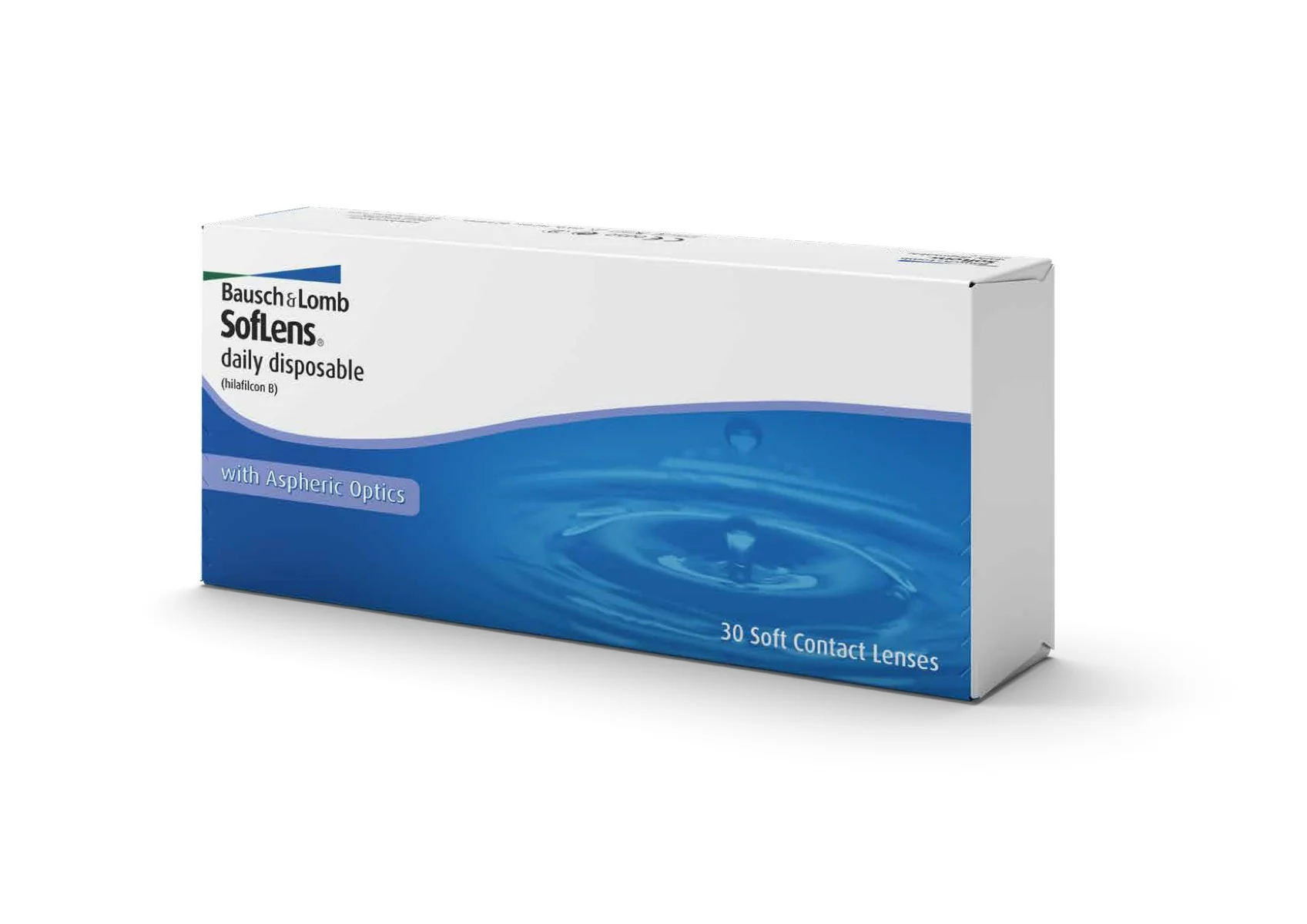 Bausch+Lomb SofLens Daily Disp soczewki kontaktowe jednodniowe -8,00, 30 szt.