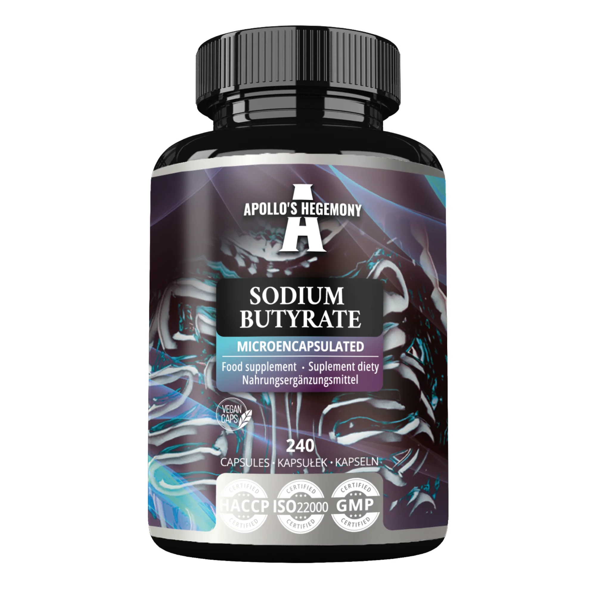 Apollo's Hegemony Sodium Butyrate 240 kapsułek