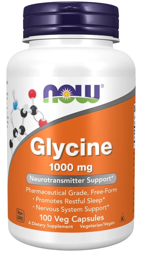Now Foods Glicyna 1000 mg 100 kapsułek