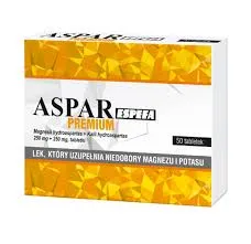 Aspar Espefa Premium, 0,25g+0,25g, 50 tabletek
