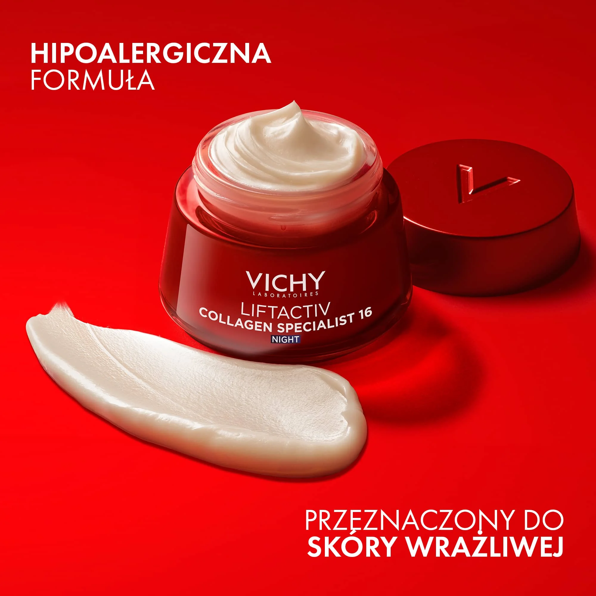 Vichy Liftactiv Collagen Specialist Noc przeciwzmarszczkowy krem na noc, 50 ml