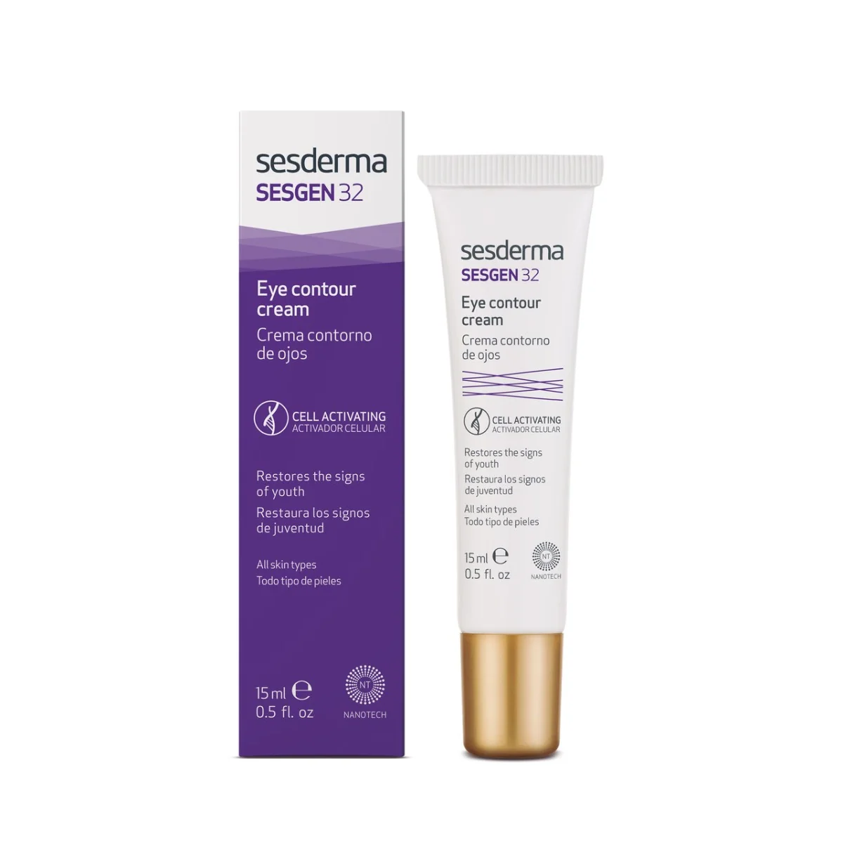 Sesderma Sesgen 32 krem modelujący kontur oczu, 15 ml