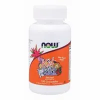 Now Foods Kid Vits Berry Blast Multi-Vitamin, suplement diety, 120 tabletek do żucia