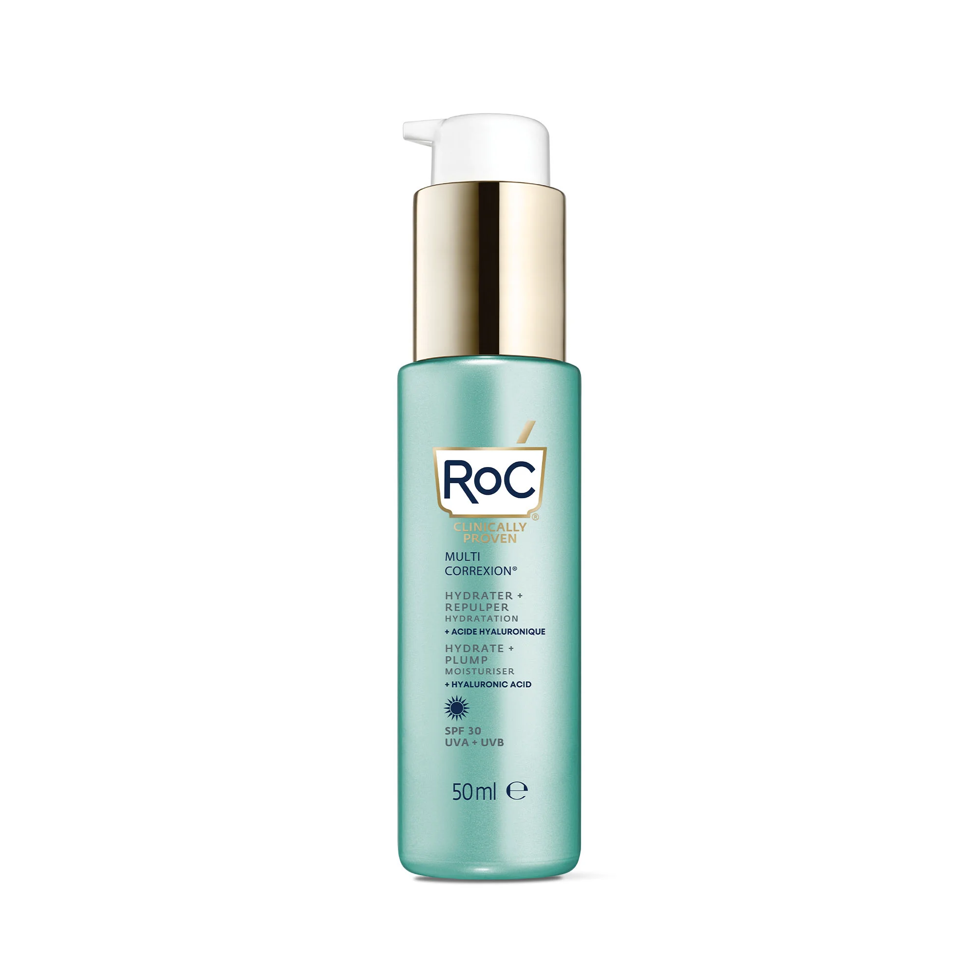 RoC Multi Correxion® Hydrate & Plump krem nawilżający z SPF 30, 50 ml