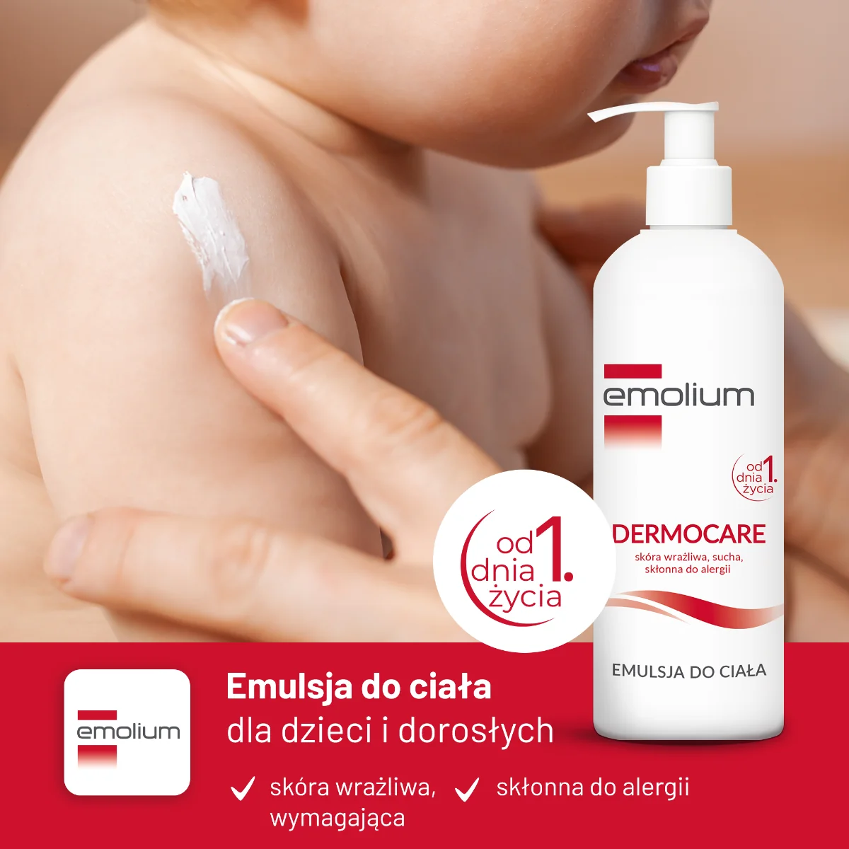 Emolium Dermocare emulsja do ciała, 400 ml