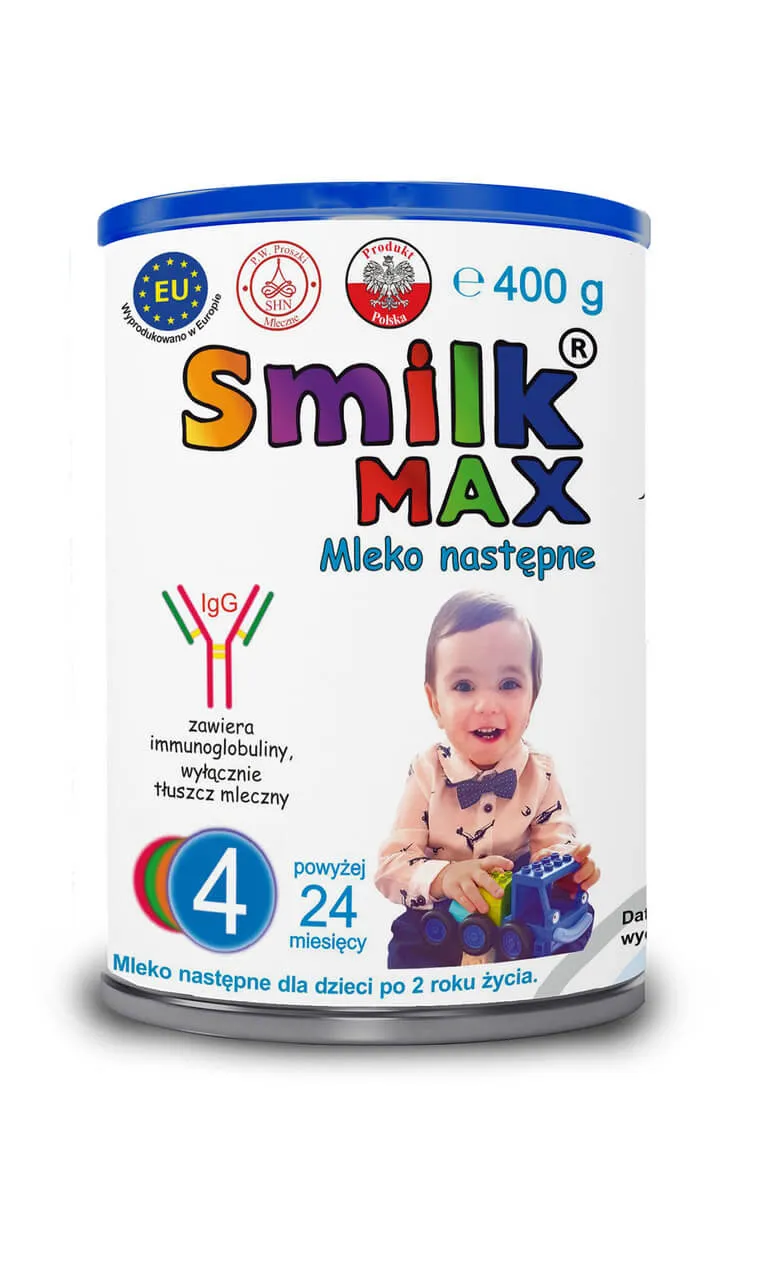 Smilk Max 4 mleko modyfikowane, proszek, 400 g