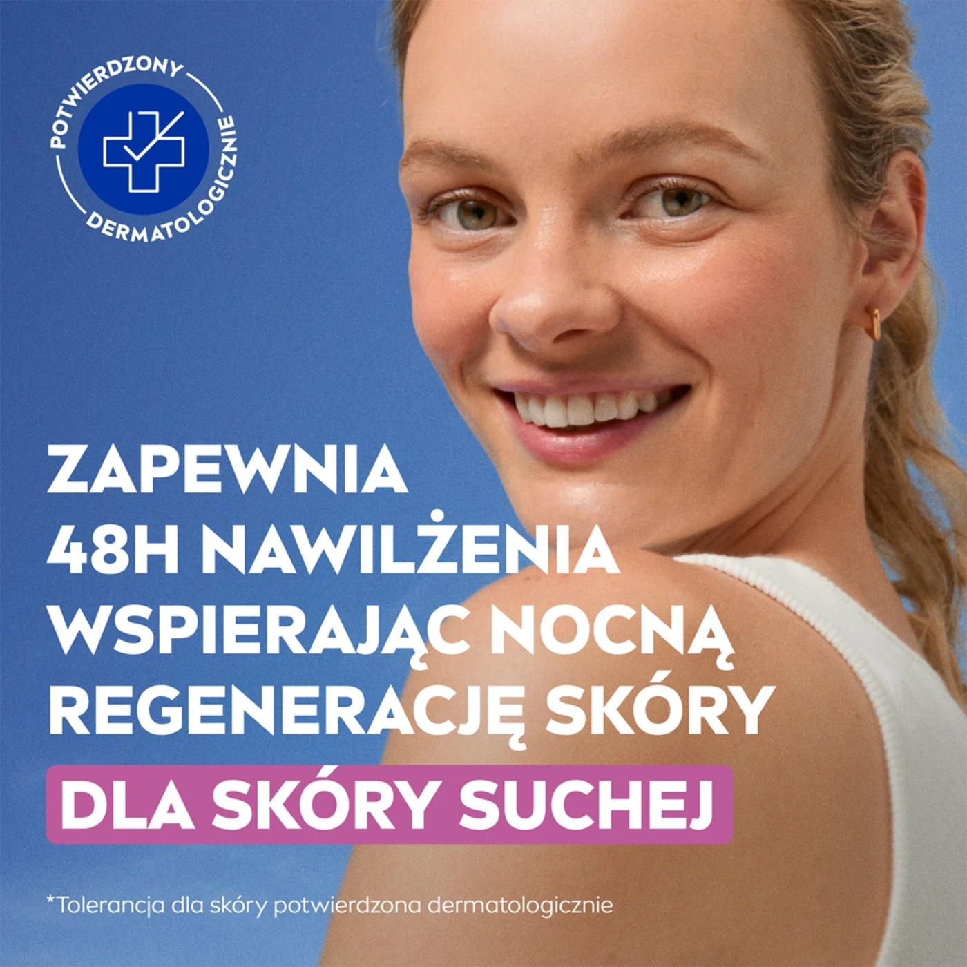 Nivea Night Cream Caring krem na noc dla cery suchej, 50 ml