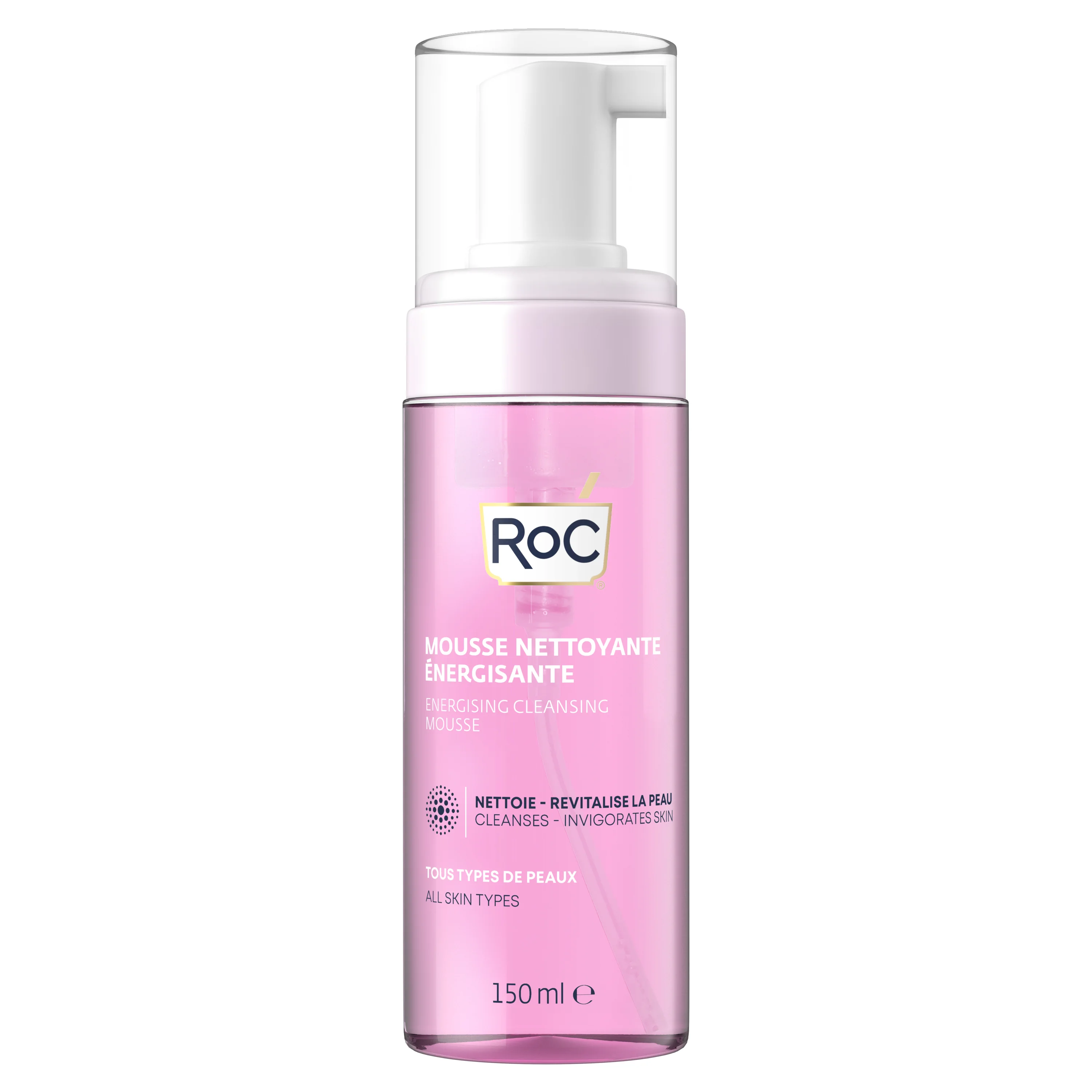 RoC Energising Cleansing Mousse energetyzująca pianka oczyszczająca, 150 ml