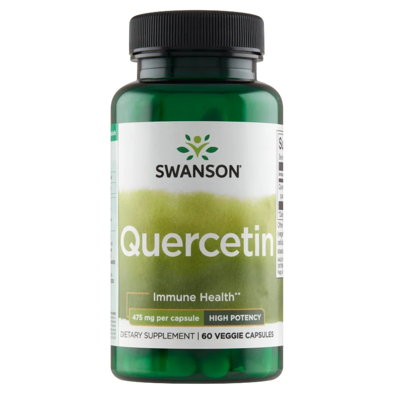Swanson Kwercetyna, 475 mg, suplement diety, 60 kapsułek
