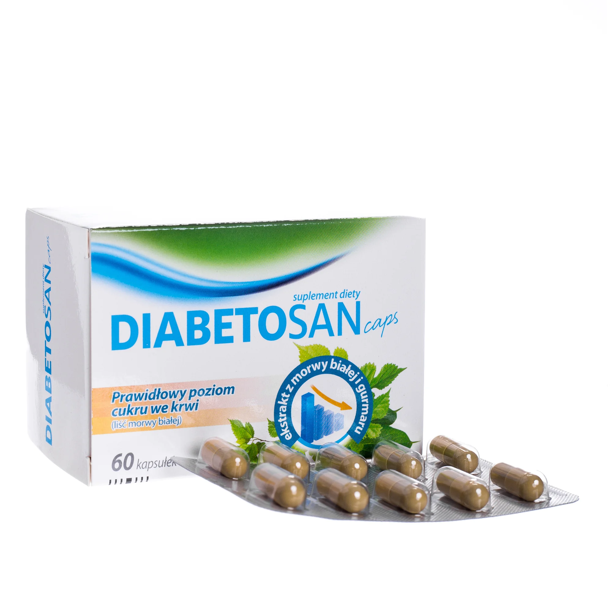 Diabetosan Caps suplement diety, 60 kapsułek
