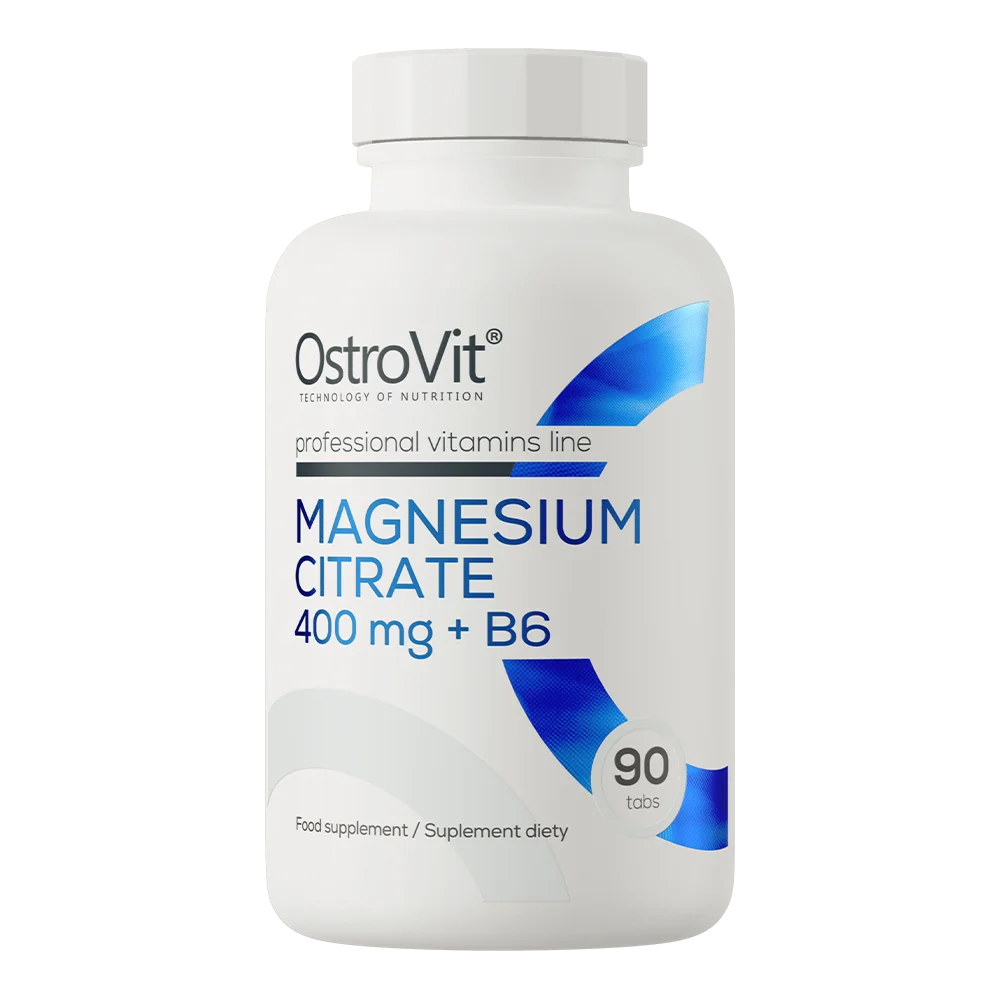 OstroVit Cytrynian Magnezu 400 mg + B6 90 tabletek