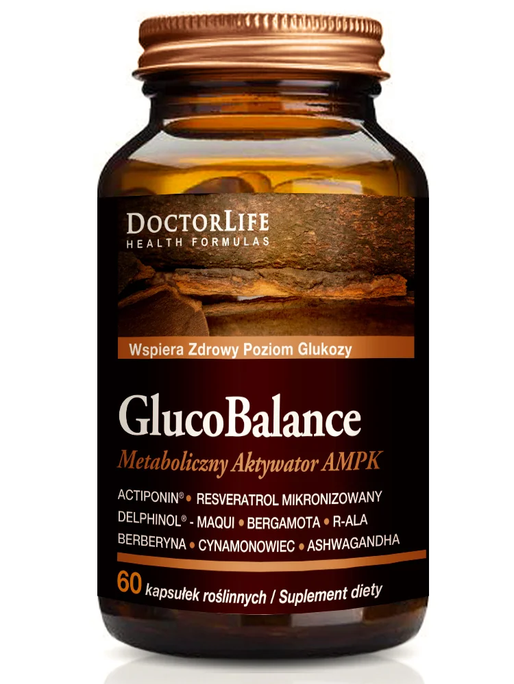 Doctor Life GlucoBalance metaboliczny aktywator AMPK, 60 kapsułek