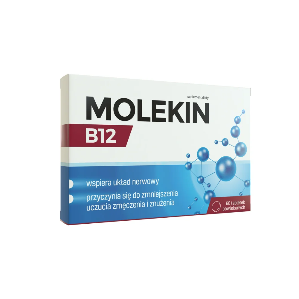 Molekin B12 suplement diety, 60 tabletek powlekanych