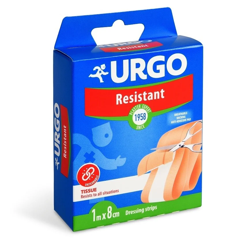 Urgo Resistant Plaster do cięcia, 1 m x 8 cm