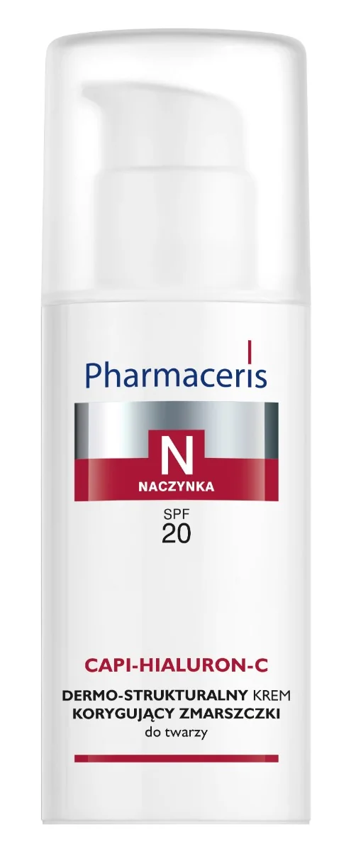 Pharmaceris N Capi-Hialuron-C krem dermo-strukturalny korygujący zmarszczki SPF 20, 50 ml