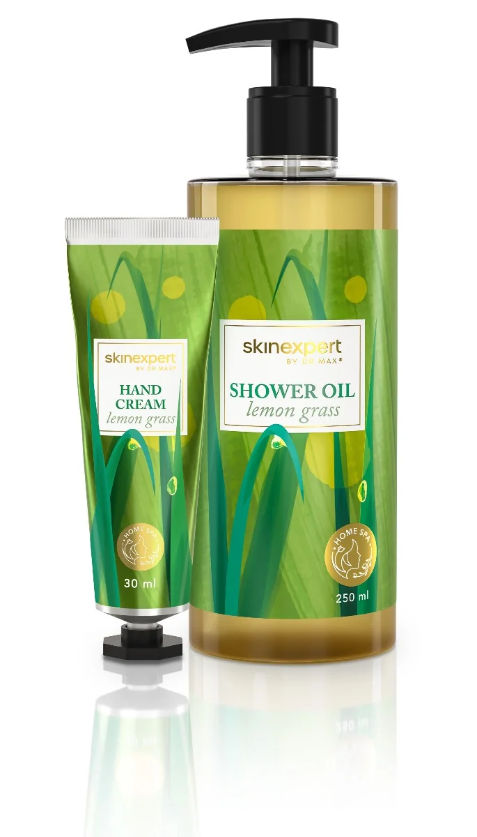 Skinexpert by Dr. Max® Home Spa Olejek pod prysznic Trawa Cytrynowa, 250 ml