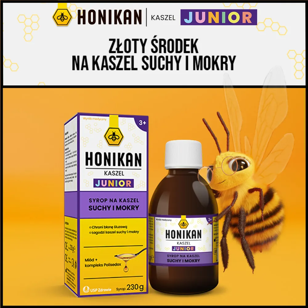 Honikan Kaszel Junior, syrop, 230 g 