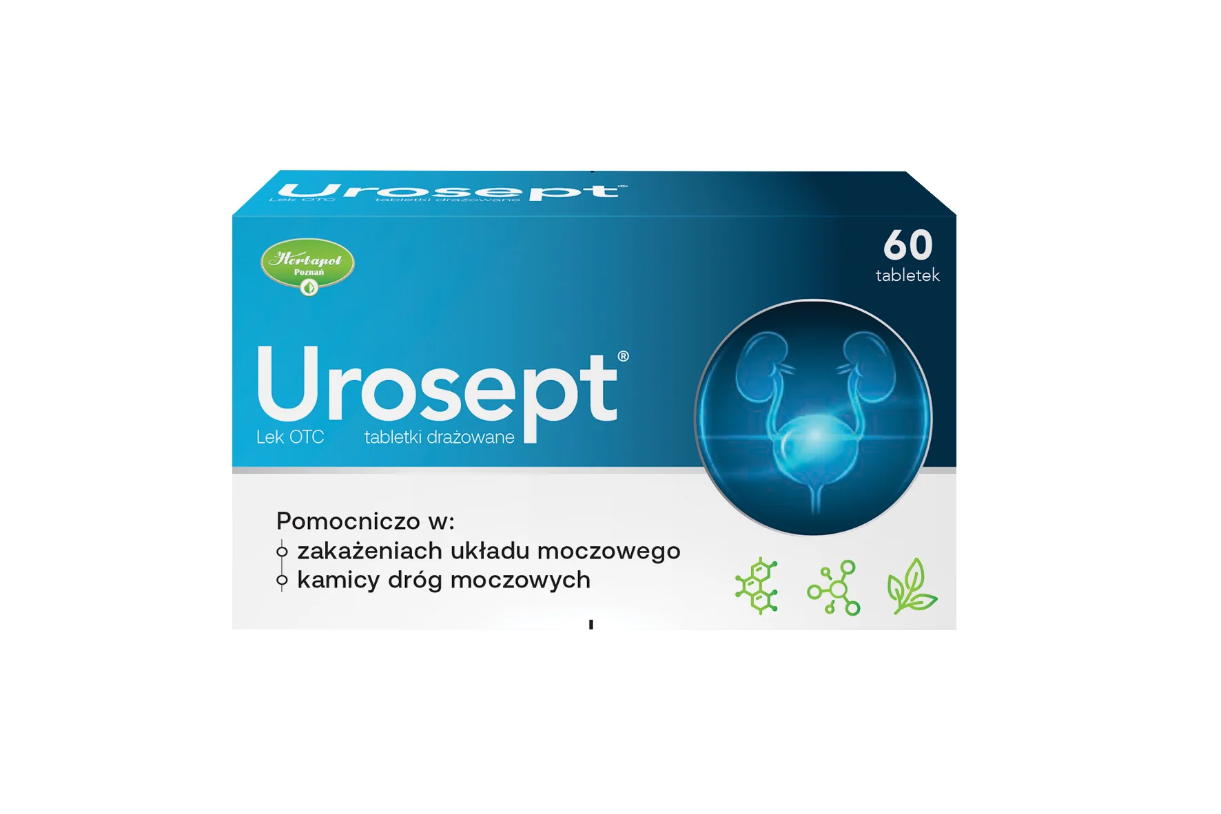 Urosept 60 tabletek drażowanych