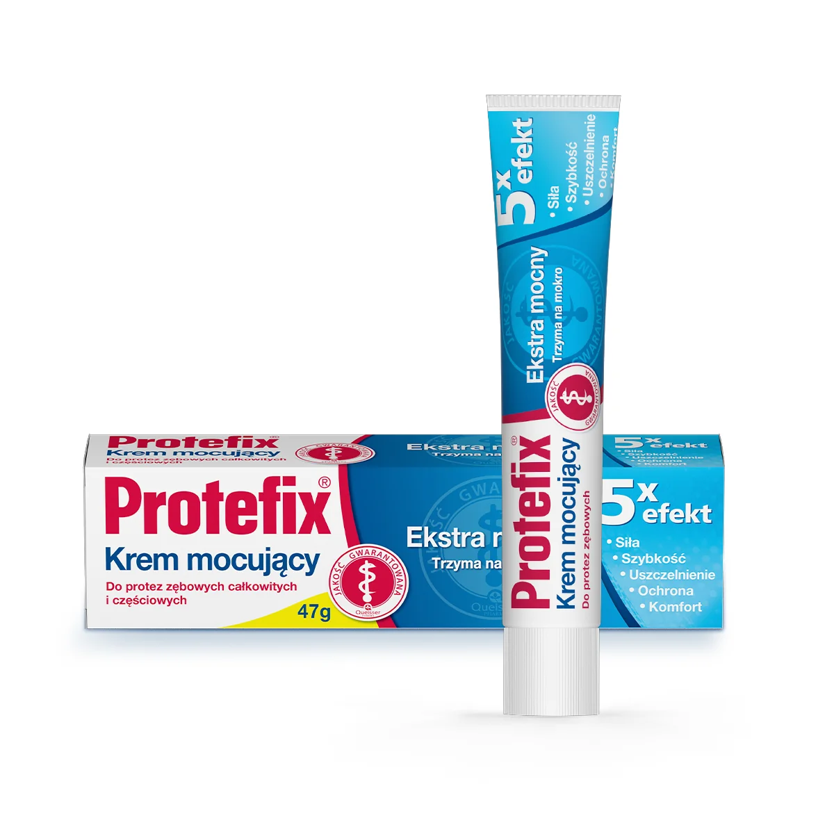 Protefix ekstra mocny krem mocujący do protez zębowych, 47 g