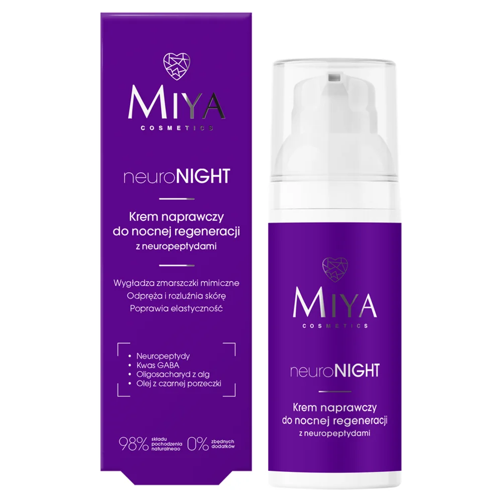 Miya Cosmetics neuroNIGHT krem naprawczy do nocnej regeneracji, 50 ml