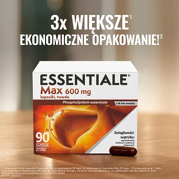 Essentiale Max 600 mg 90 kapsułek