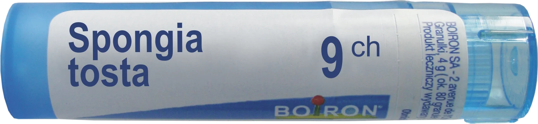Boiron Spongia Tosta 9 CH granulki, 4 g