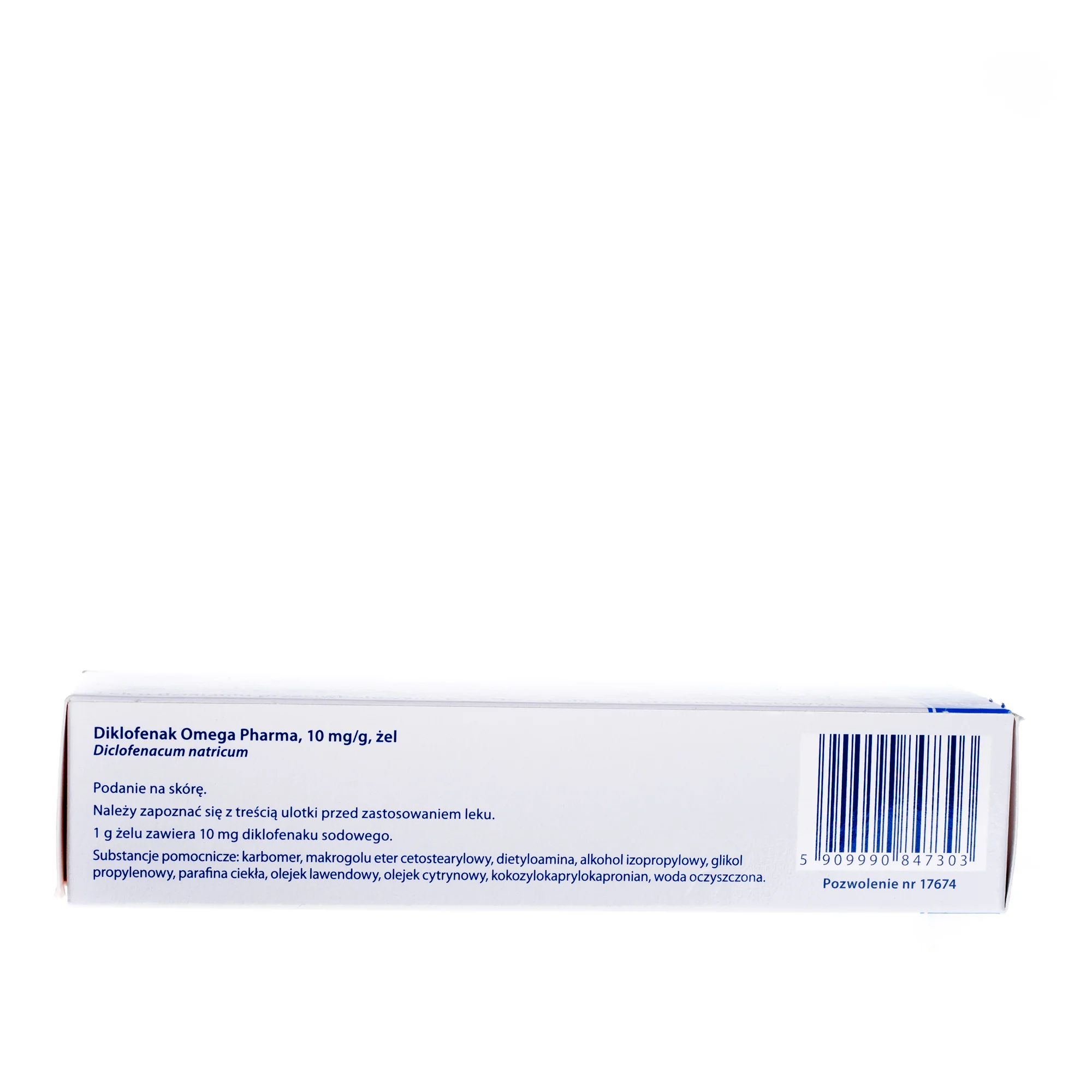 Diklofenak Omega Pharma 10 mg/g żel 100 g